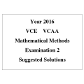 Detailed answers 2016 VCAA VCE Mathematical Methods Examination 2